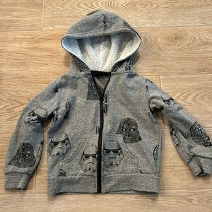 Boy, Star Wars zip up hoodie jacket 5T